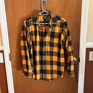 Orange Cambridge flannel